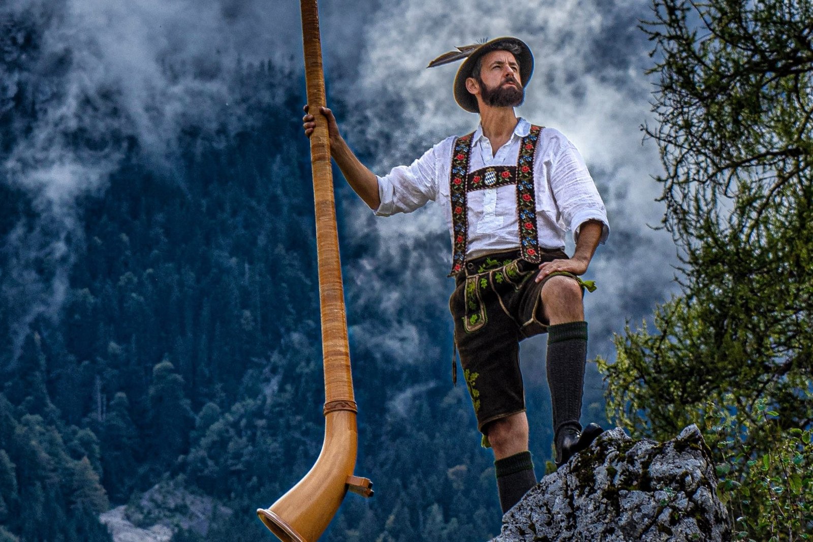 Loisach Marci live - Alphorn Techno Konzert