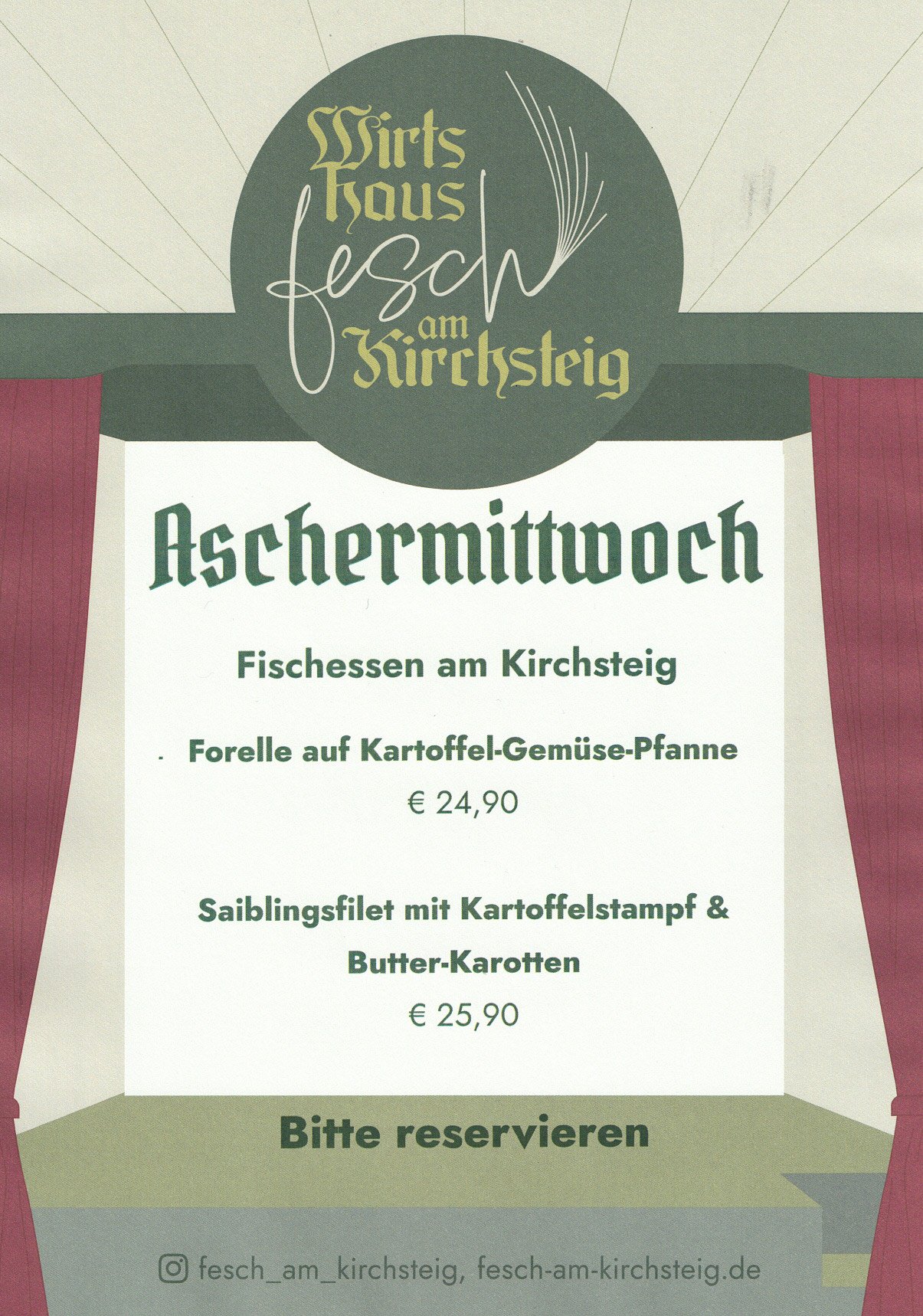 Fischessen am Aschermittwoch