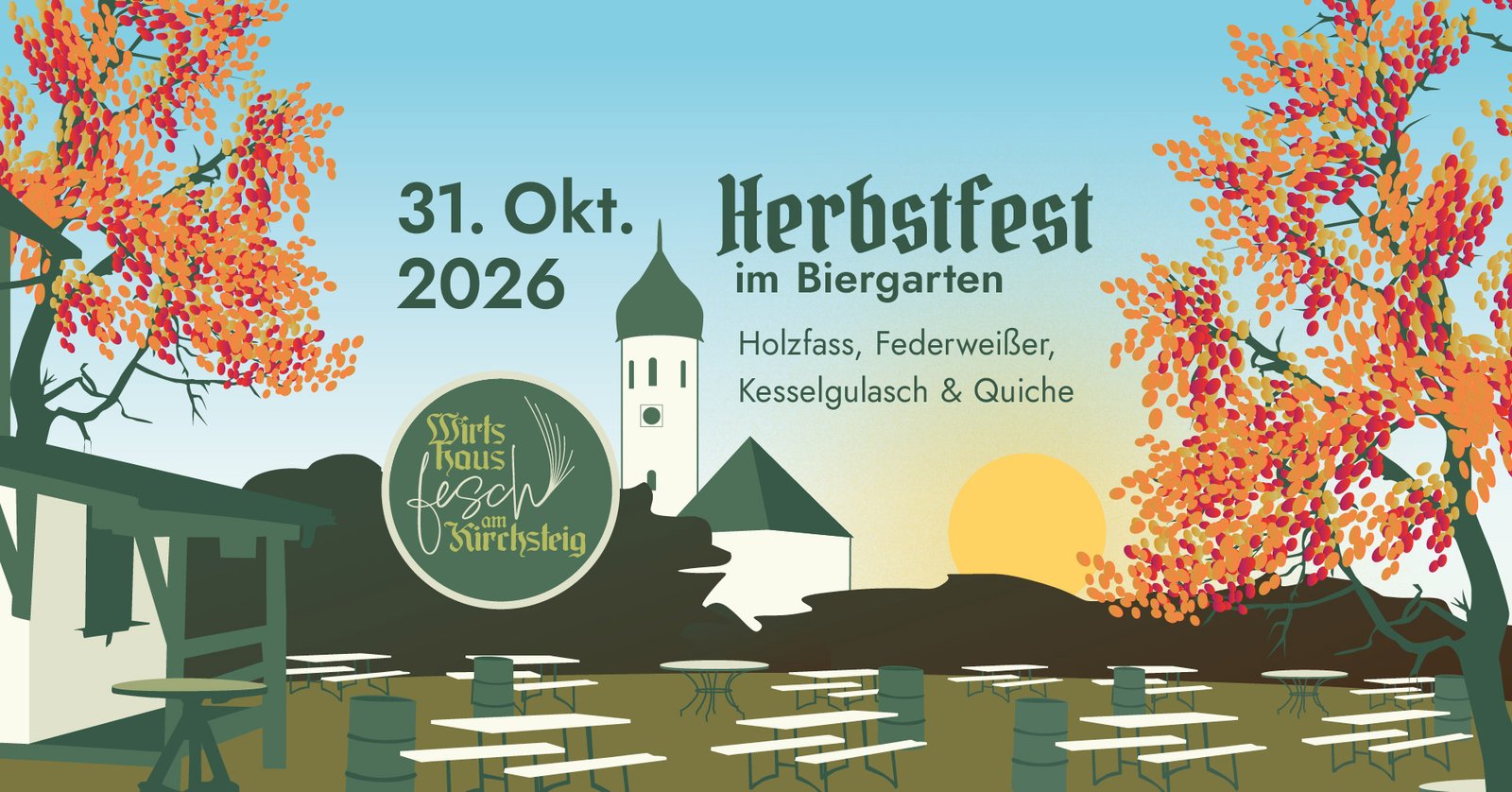 Herbstfest im Biergarten